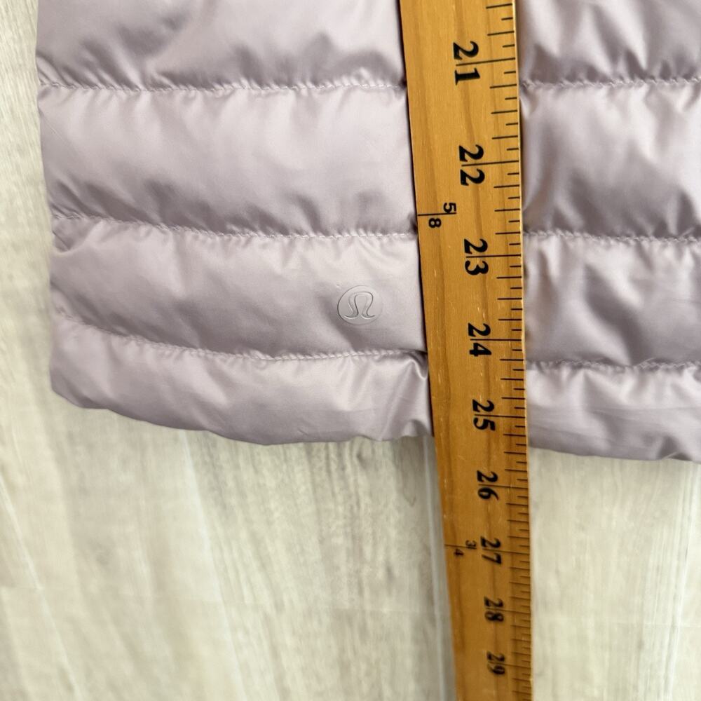 Lululemon Vest Womens Size 2 Puffer Pack It Down Mauve Pink Goose Athleisure - Picture 9 of 16